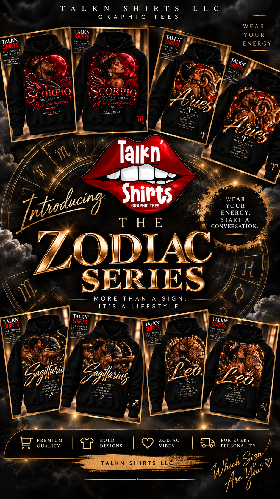 Aries ♈ — Zodiac Hoodie